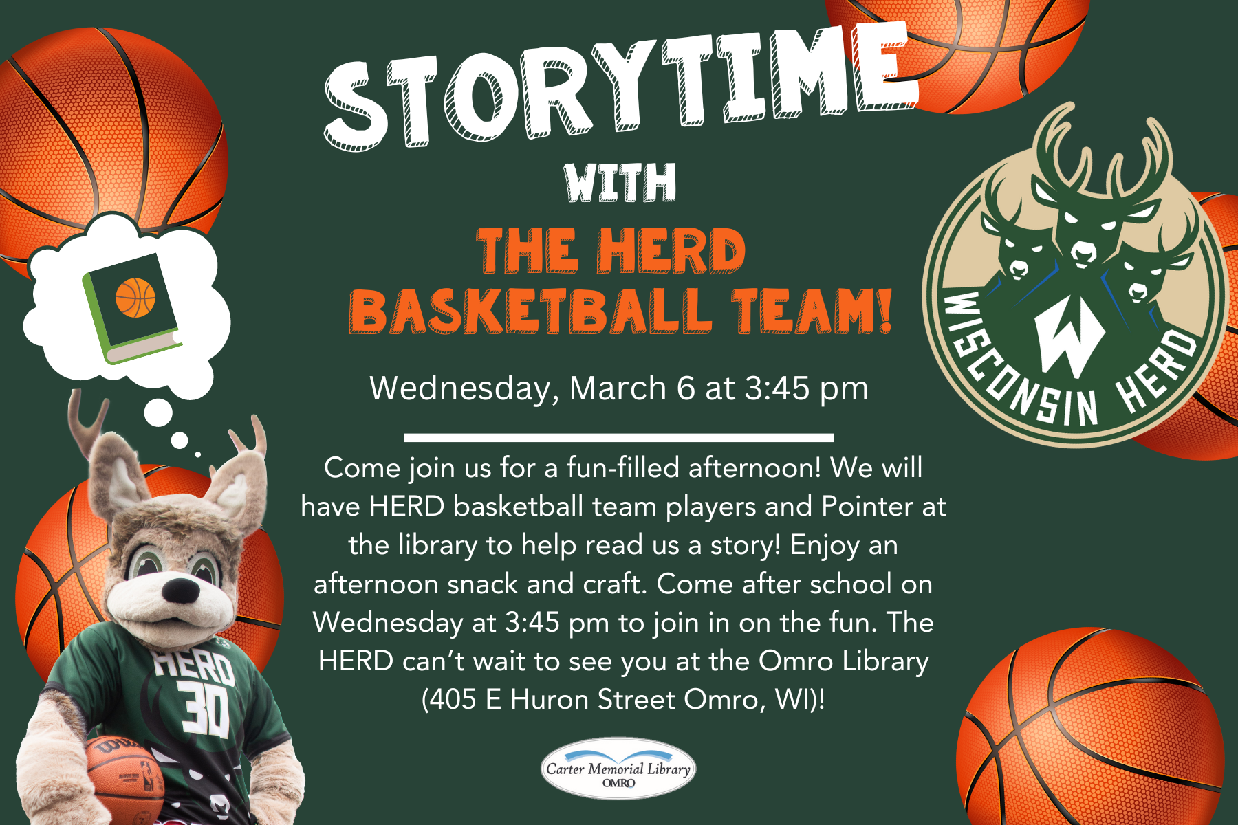 Storytime With the Herd!