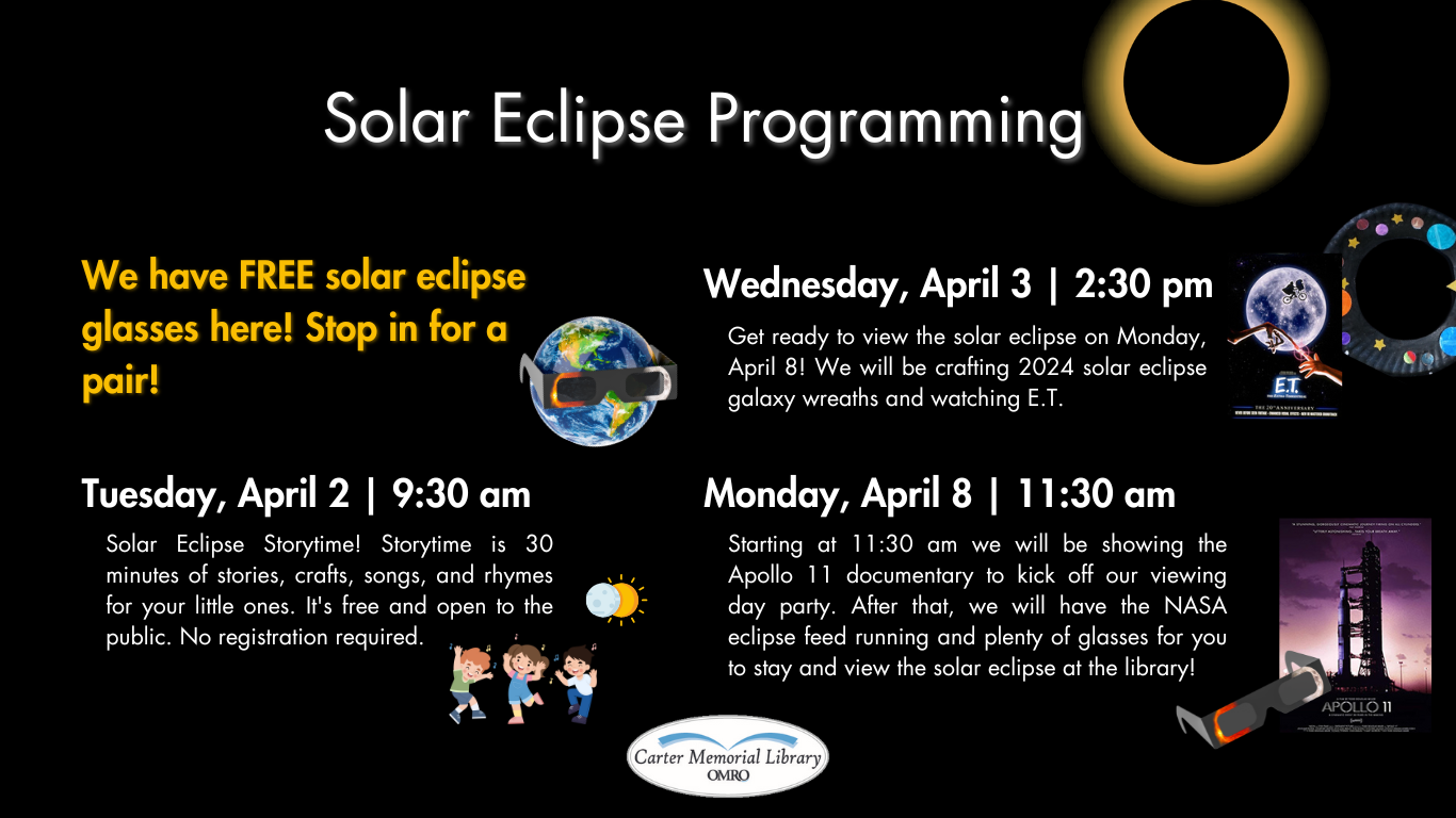 Solar eclipse programs poster