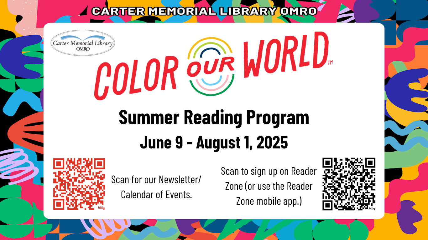 Color Our World Summer Reading Program
