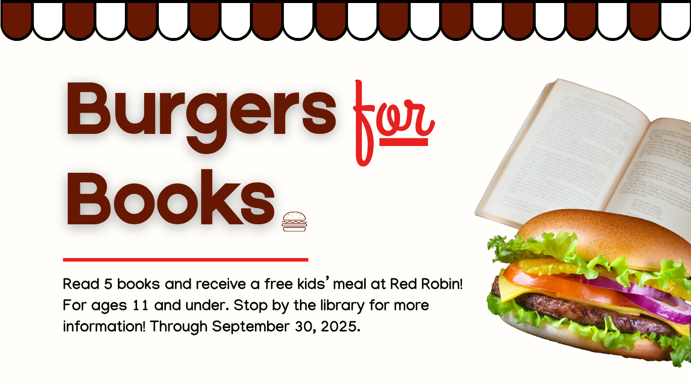 Burgers for Books poster