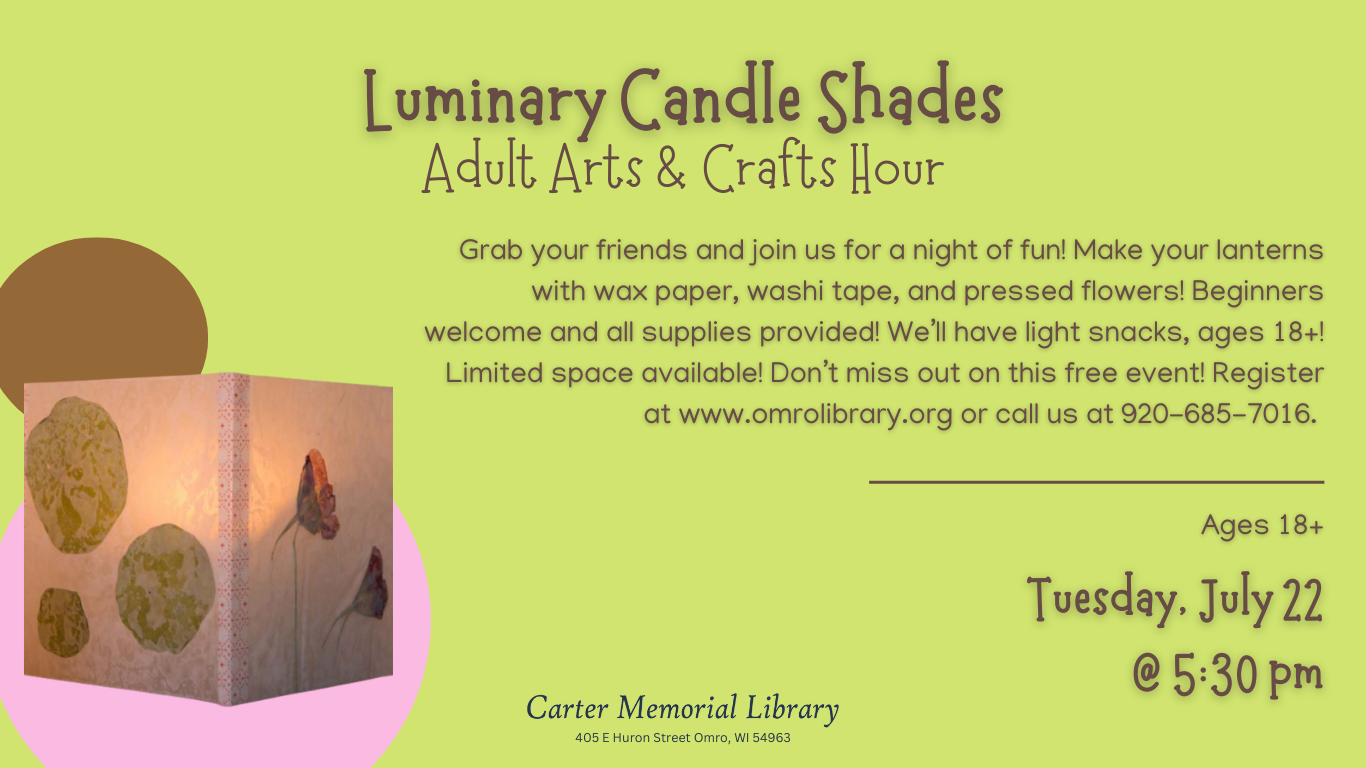 Luminary Candle Shades [Adults]