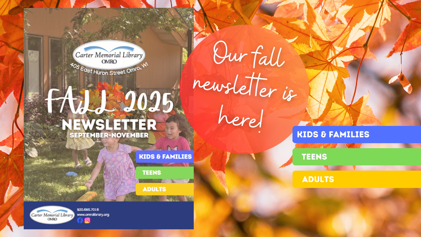 Fall newsletter is now available