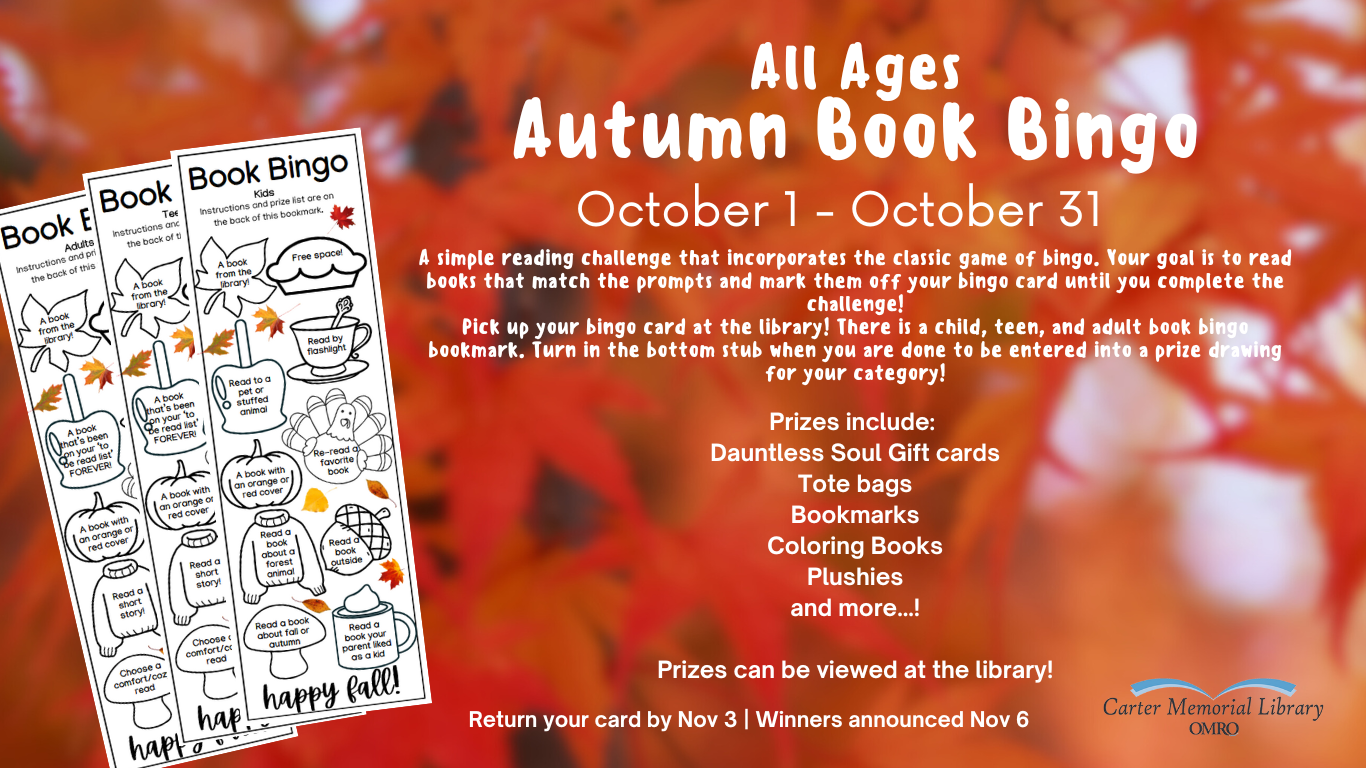 Autumn Book Bingo!