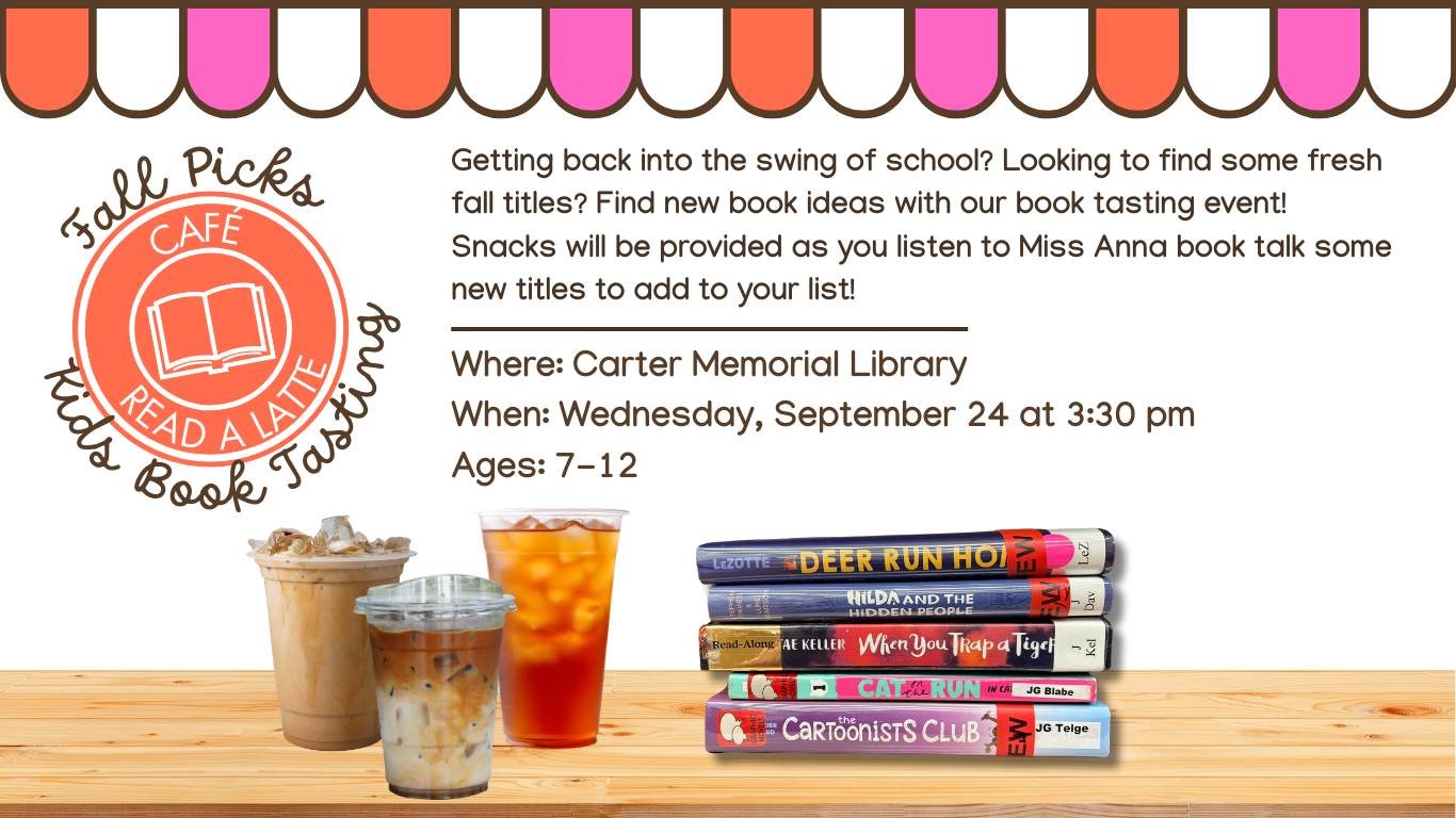 Kids Book Tasting Poster