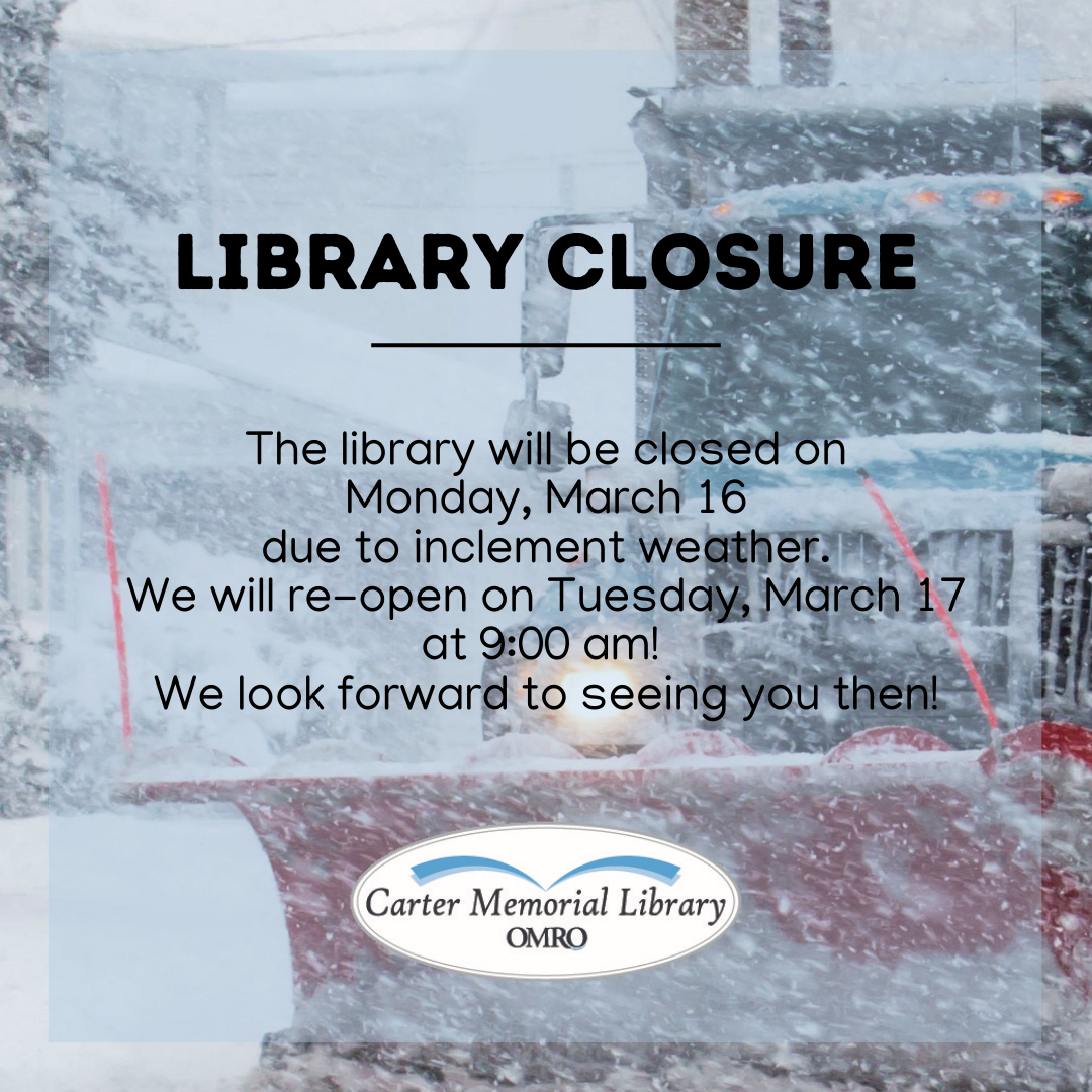 library closure March 16