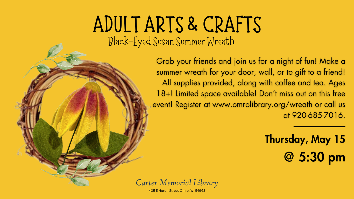 Black-Eyed Susan Summer Wreath Program