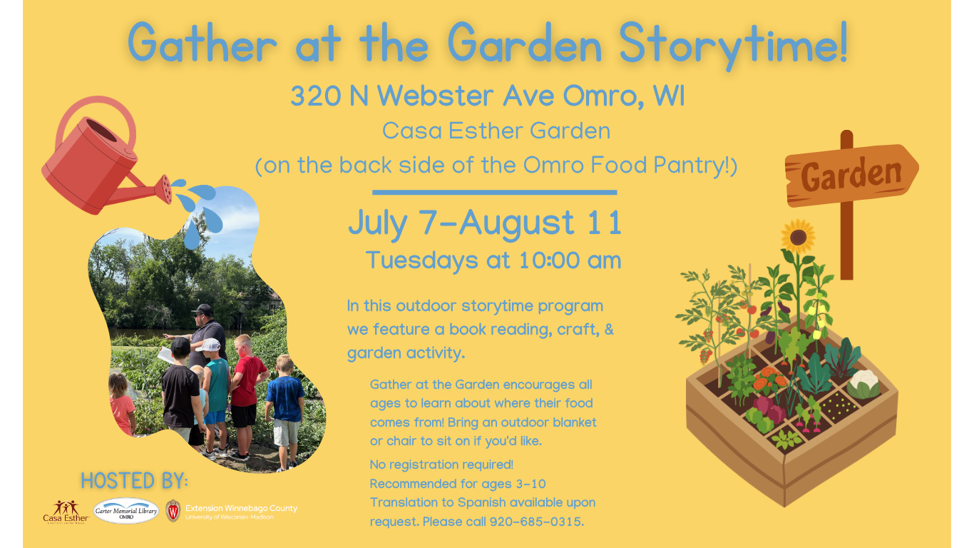 Gather at the Garden Storytime