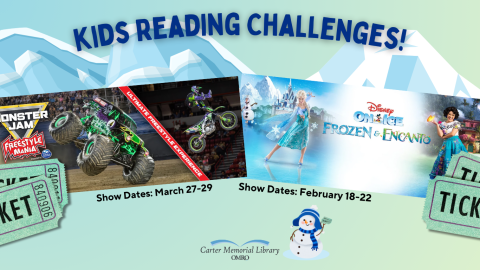 Disney On Ice & Monster Jam Kids Reading Challenges