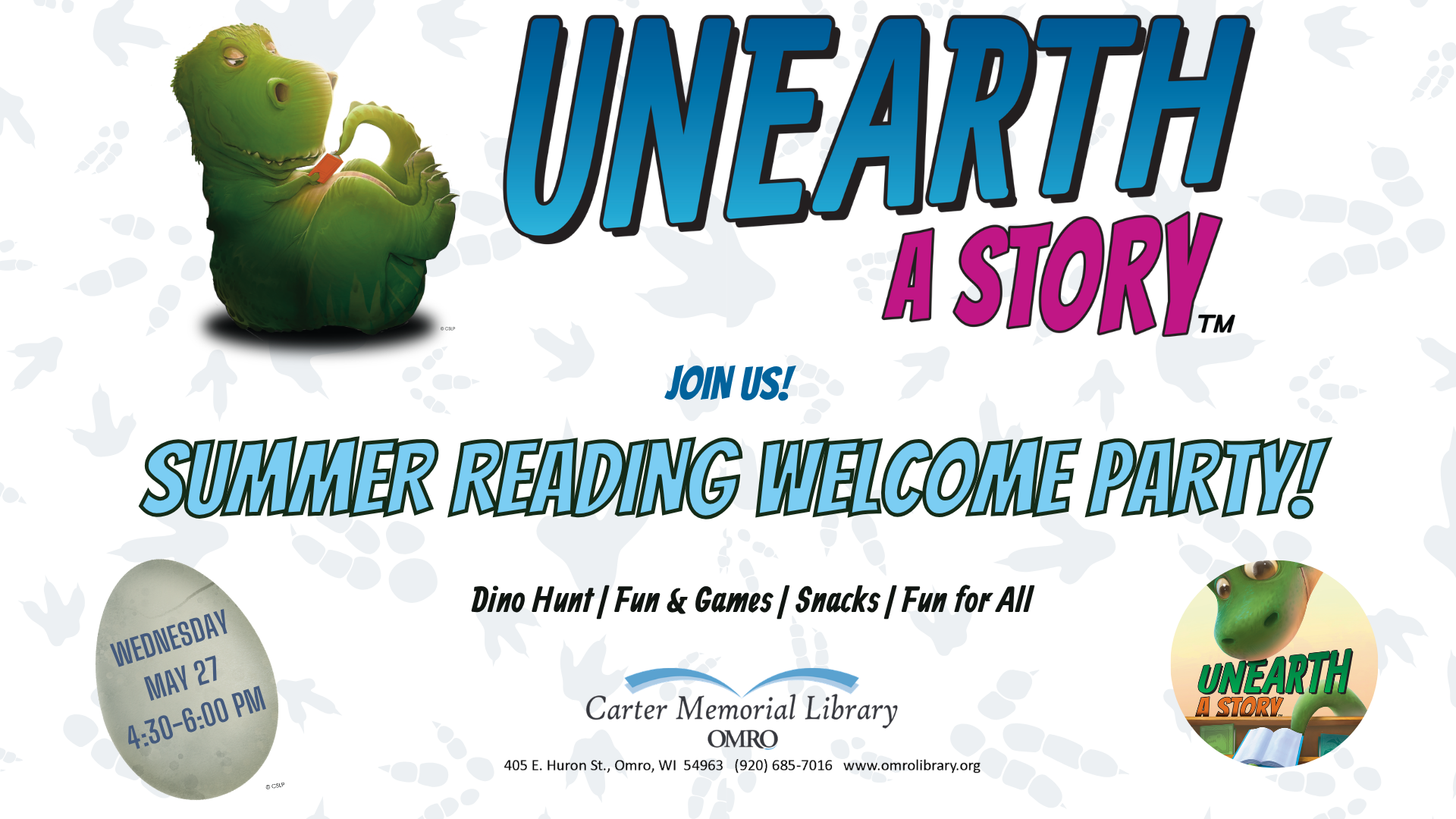 Summer Reading Welcome Party