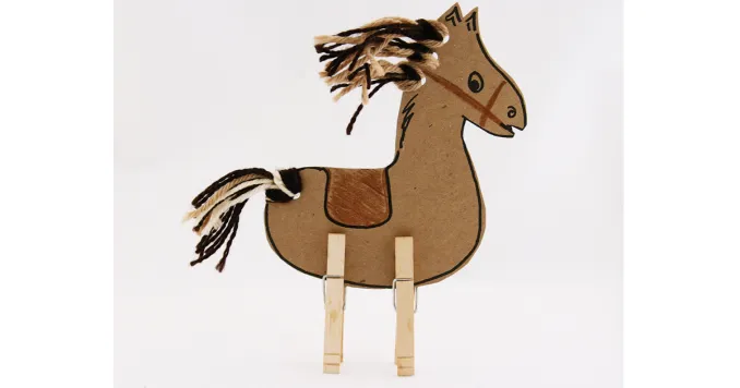 Take & Make Creations - Clothespin Horse