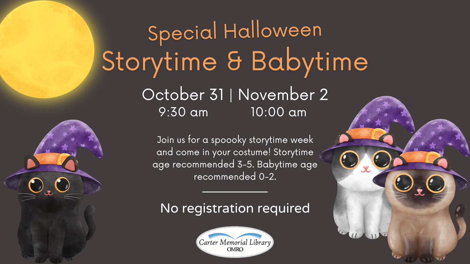 Halloween Storytime!