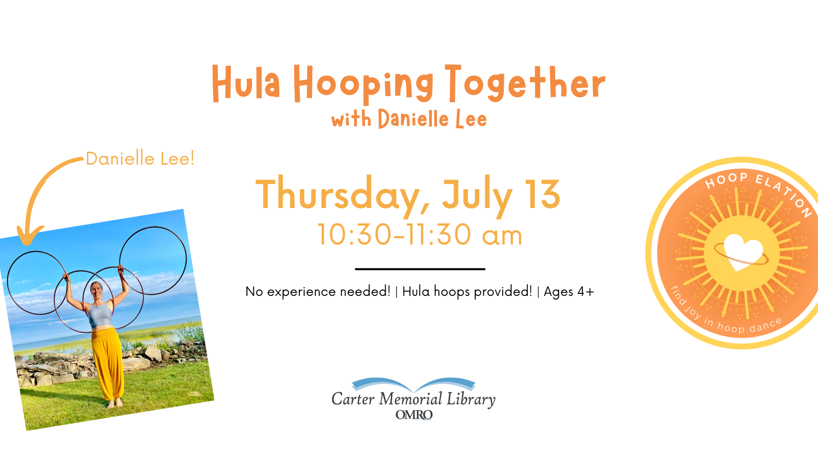 Hula Hooping Together Poster