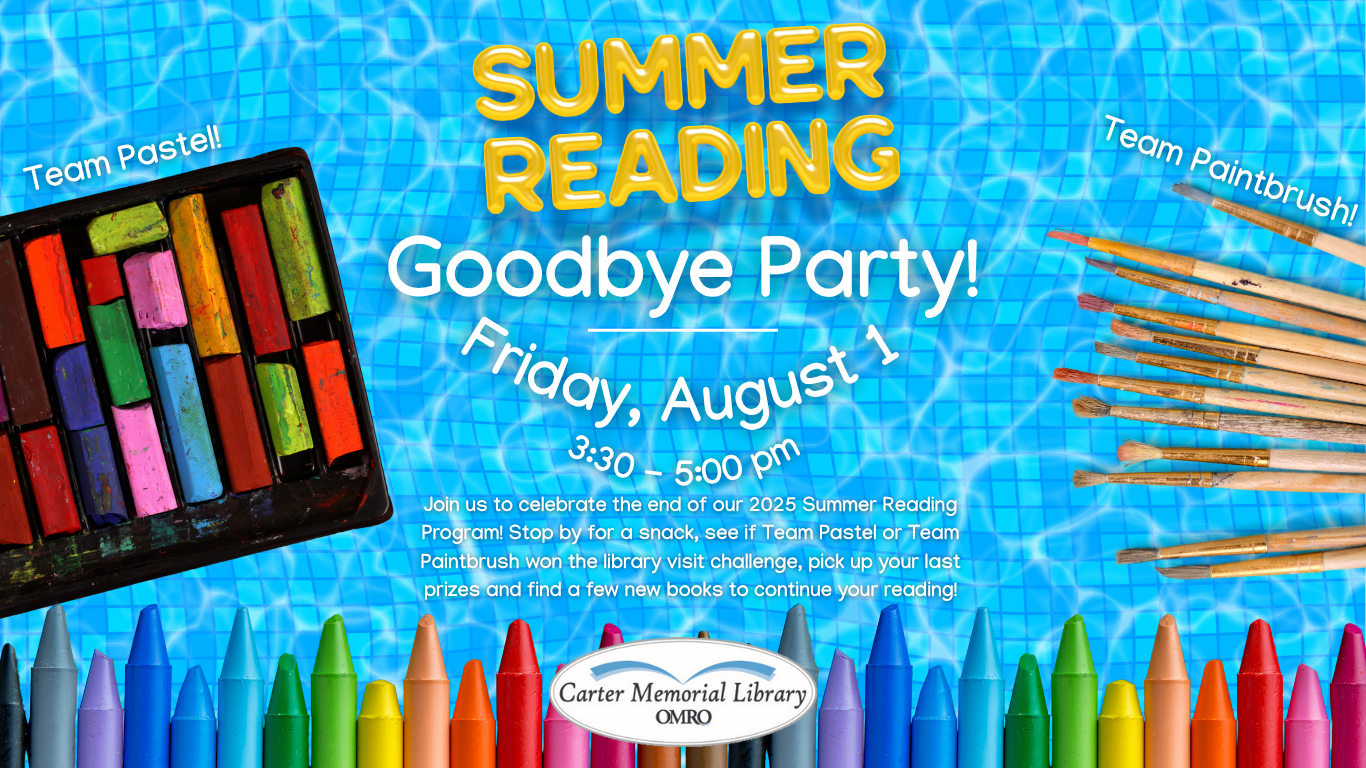 Summer Reading Goodbye Party
