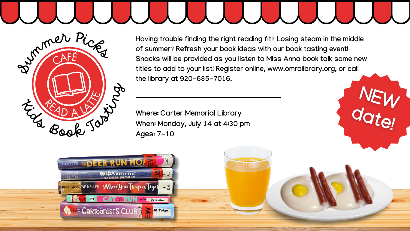 Summer Picks: Kids Book Tasting Event