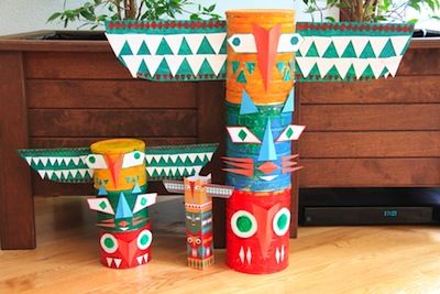 Take & Make Creations - Totem Pole Craft