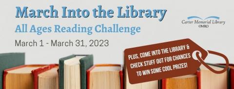 March Into the Library All-ages Reading Challenge