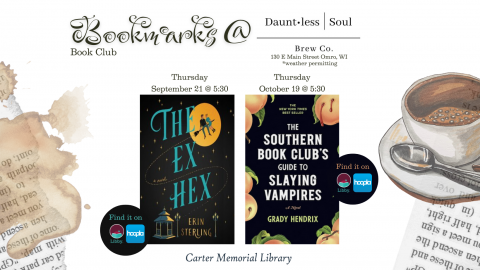 Bookmarks Book Club Poster