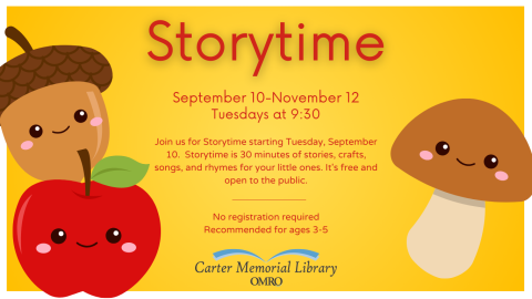 Storytime poster