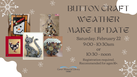 Button Craft Weather Makeup Date