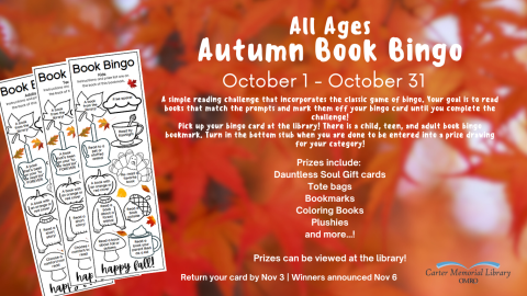 Autumn Book Bingo!