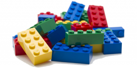 pile of LEGOs