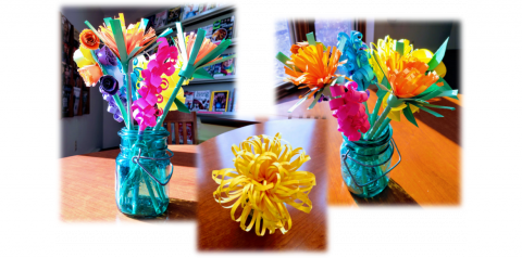 Learn to make beautiful paper flowers!