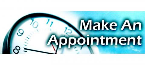 make an appointment